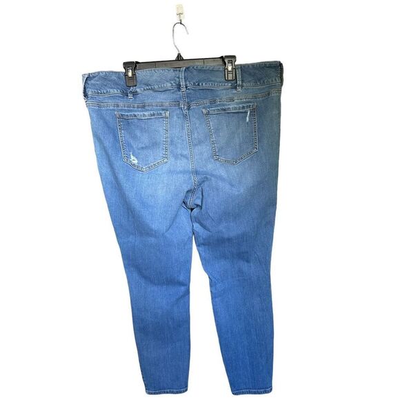 Torrid Premium Stretch Distressed High Rise Jeans Blue Size 24R - Picture 5 of 8